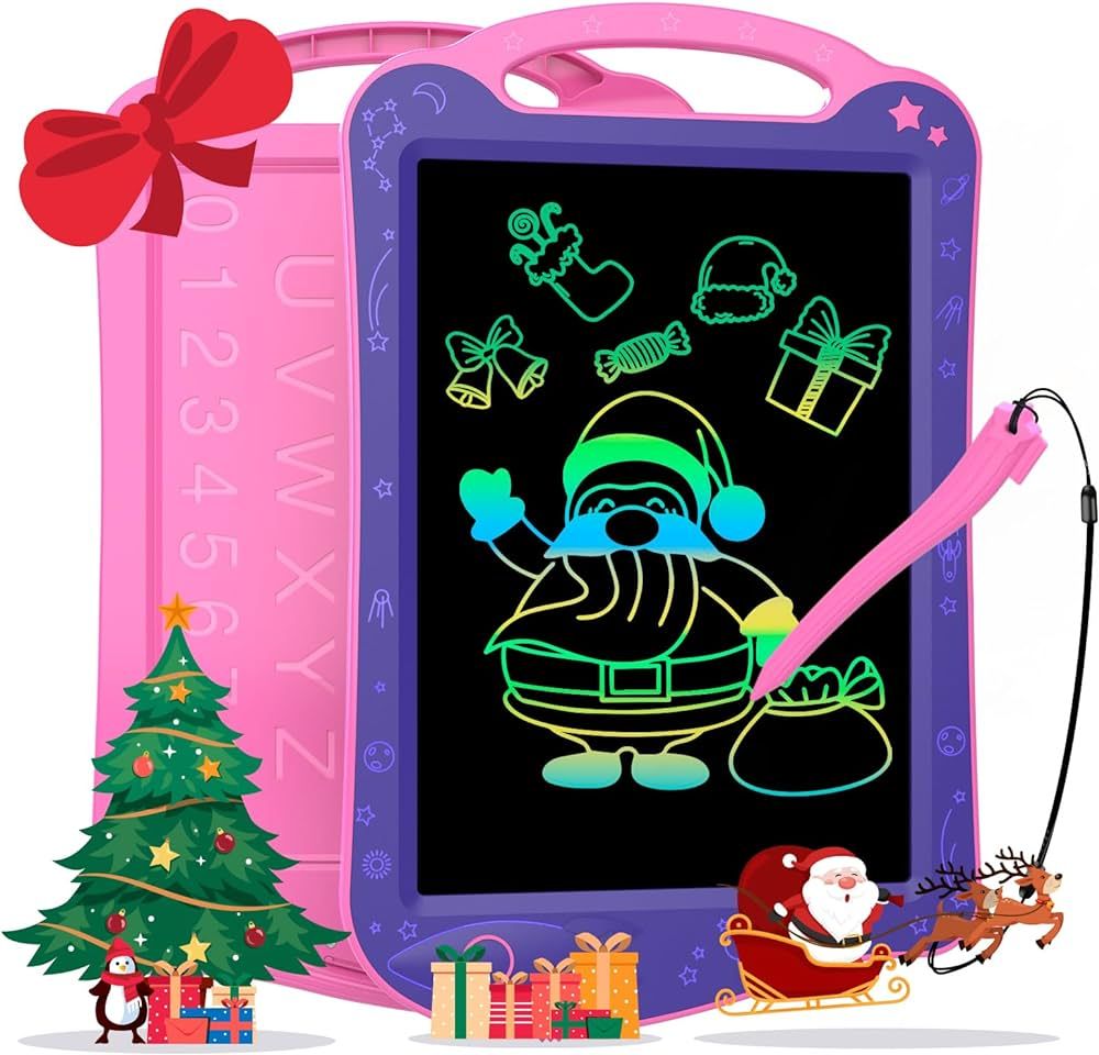 LCD Drawing Pad for Kids, GUYUCOM Colorful Toddler Doodle Board for Children 3 4 5 6 Years Old, W... | Amazon (US)