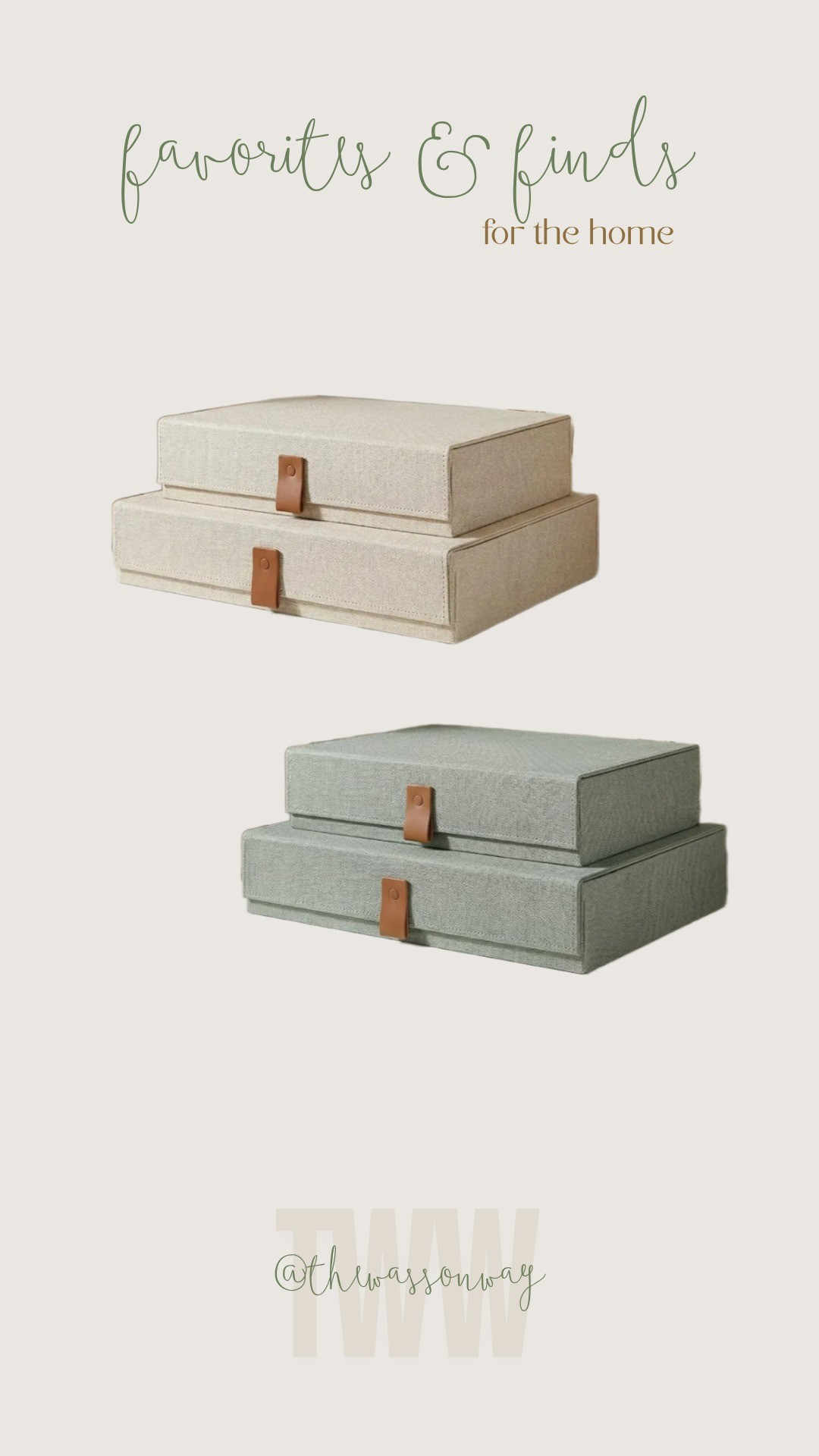 These decorative storage boxes are so beautiful! Linen & faux leather. Set for under $30! 

#LTKSaleAlert #LTKHome #LTKU