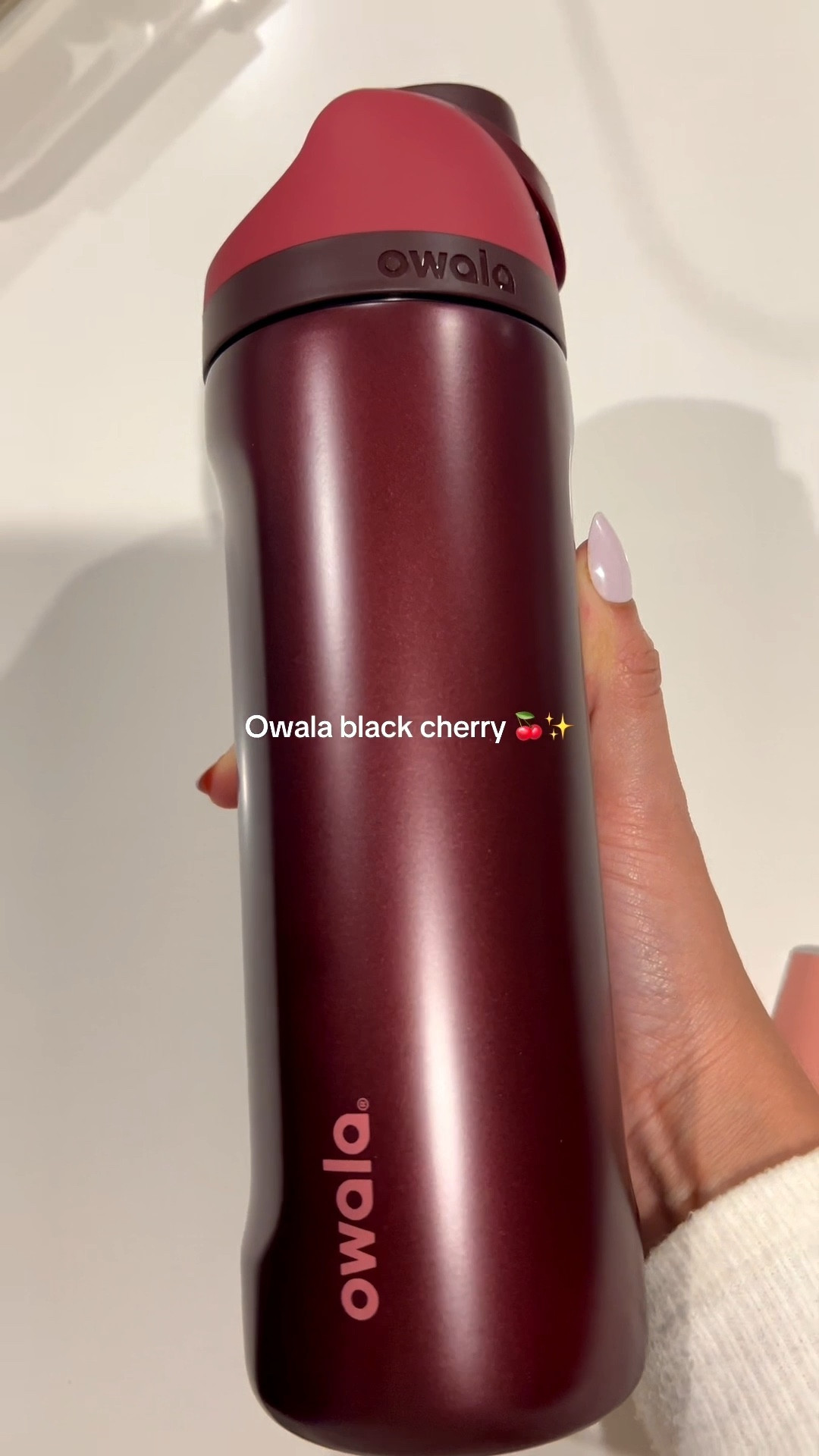 Owala black cherry 🍒✨🥰 #owala 

#LTKGiftGuide #LTKselfcare #LTKHoliday
