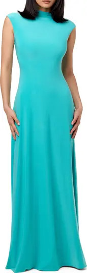 Naked Wardrobe Hourglass Cap Sleeve Maxi Dress | Nordstrom | Nordstrom