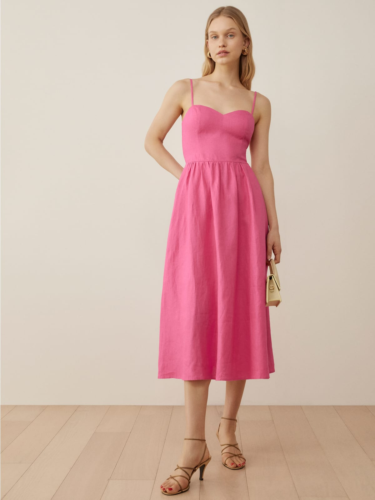 Zander Linen Dress | Reformation (Global)