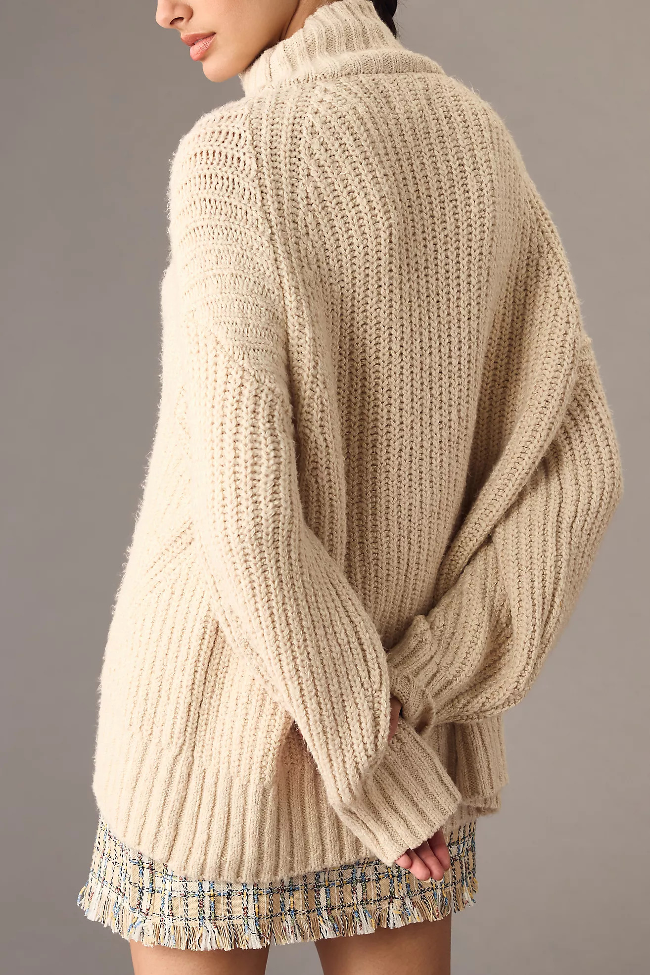 Maeve Oversized Turtleneck Sweater | Anthropologie (US)