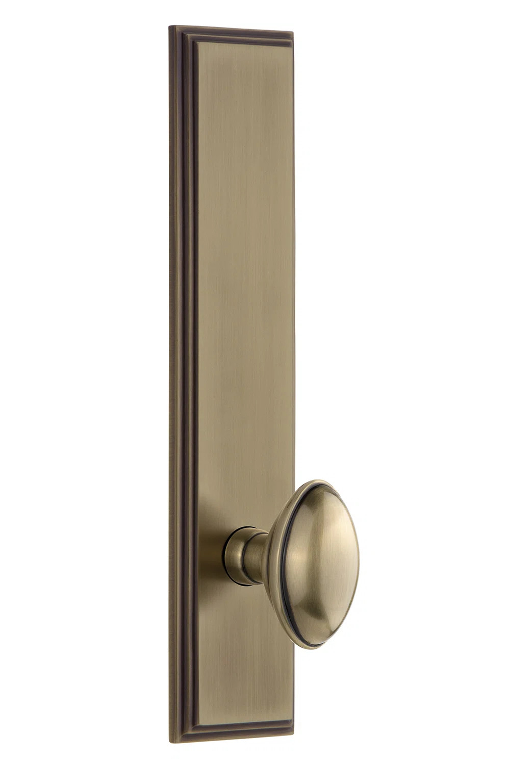 Grandeur Carré Tall Plate Passage with Eden Prairie Door Knob | Wayfair North America