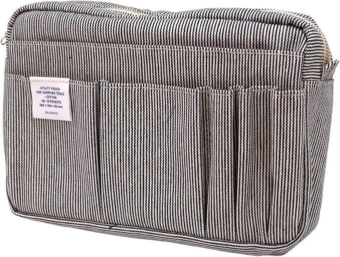 [DELFONICS] Inner Carrying Bag Multi Pouch Case Bag in Bag Size M 500094 A (One Pack) | Amazon (US)