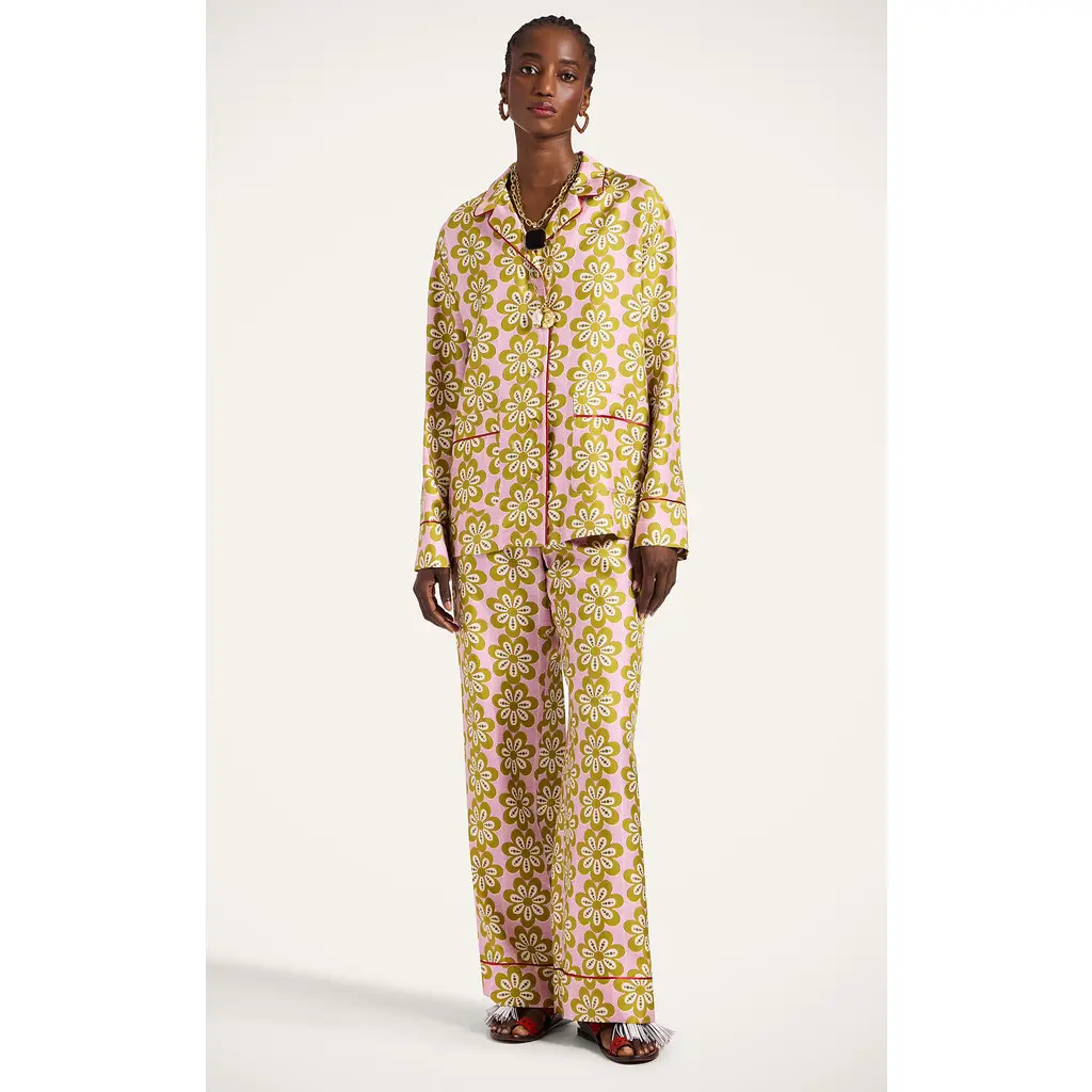 La DoubleJ Pajama Pants Caper Pink at Nordstrom, Size X-Large | Nordstrom