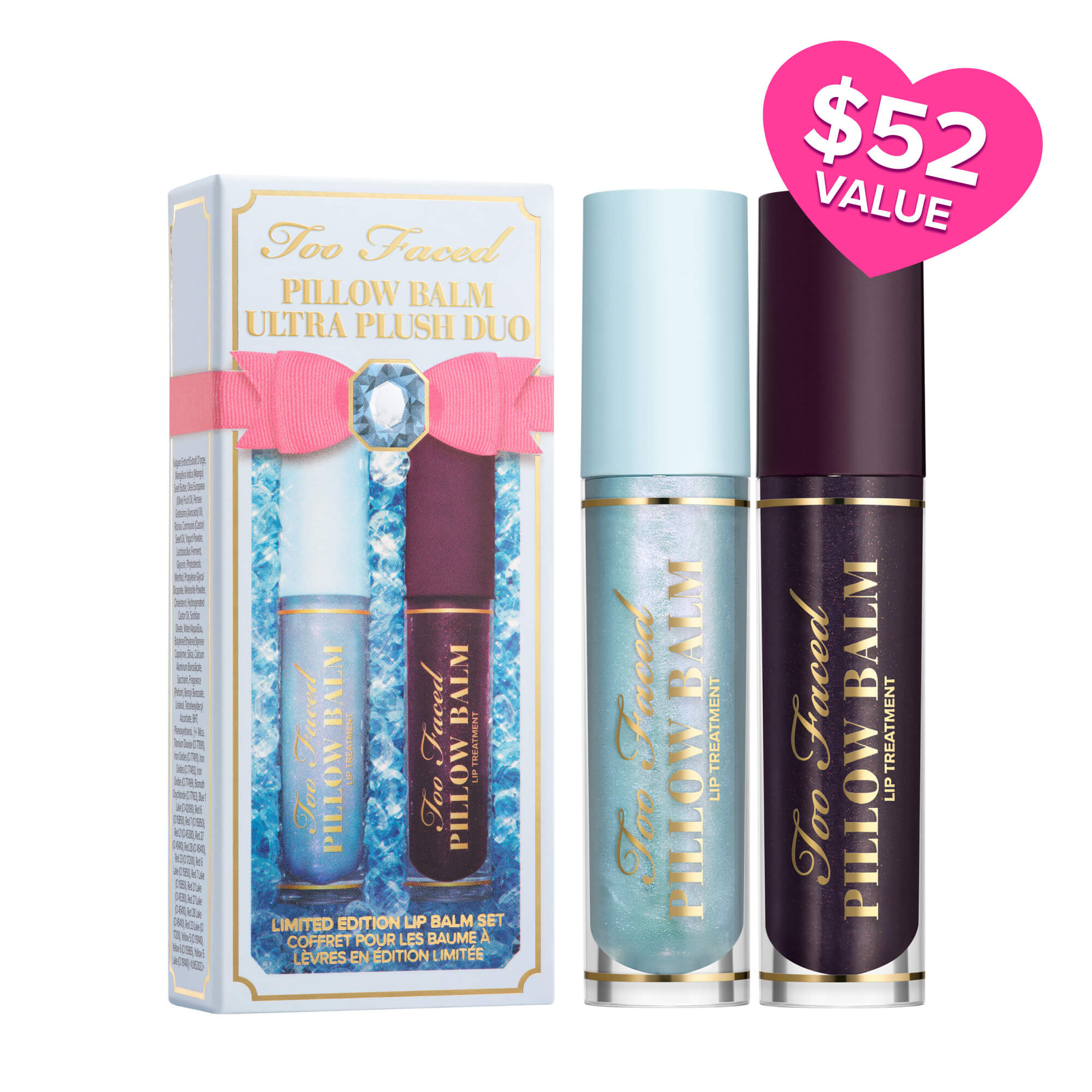 Exclusive Two-Piece Pillow Balm Set | Limited Edition Shades | Too Faced US