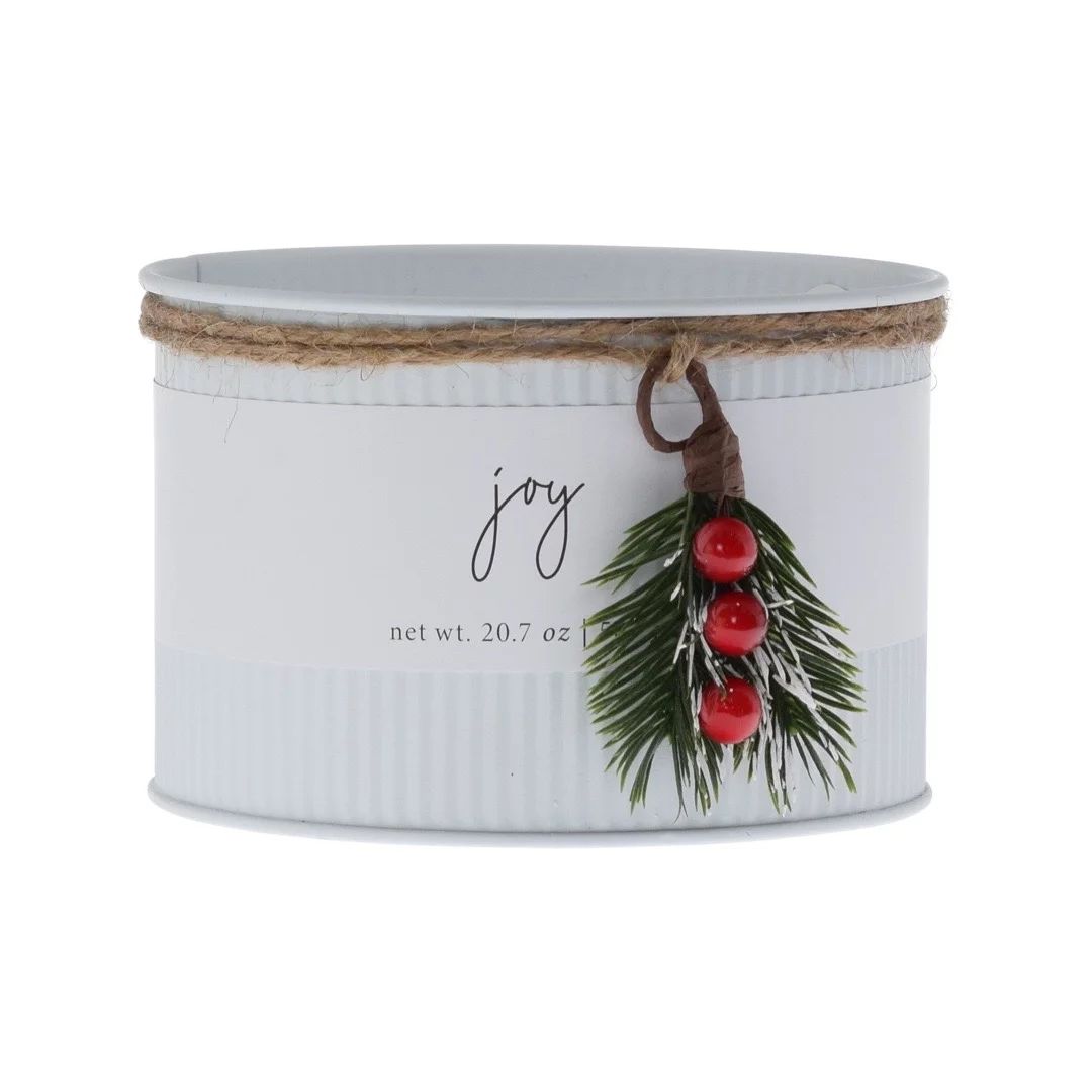 Joy | Peppermint Mocha 3-Wick Tin Scented Candle 20.7oz | Walmart (US)