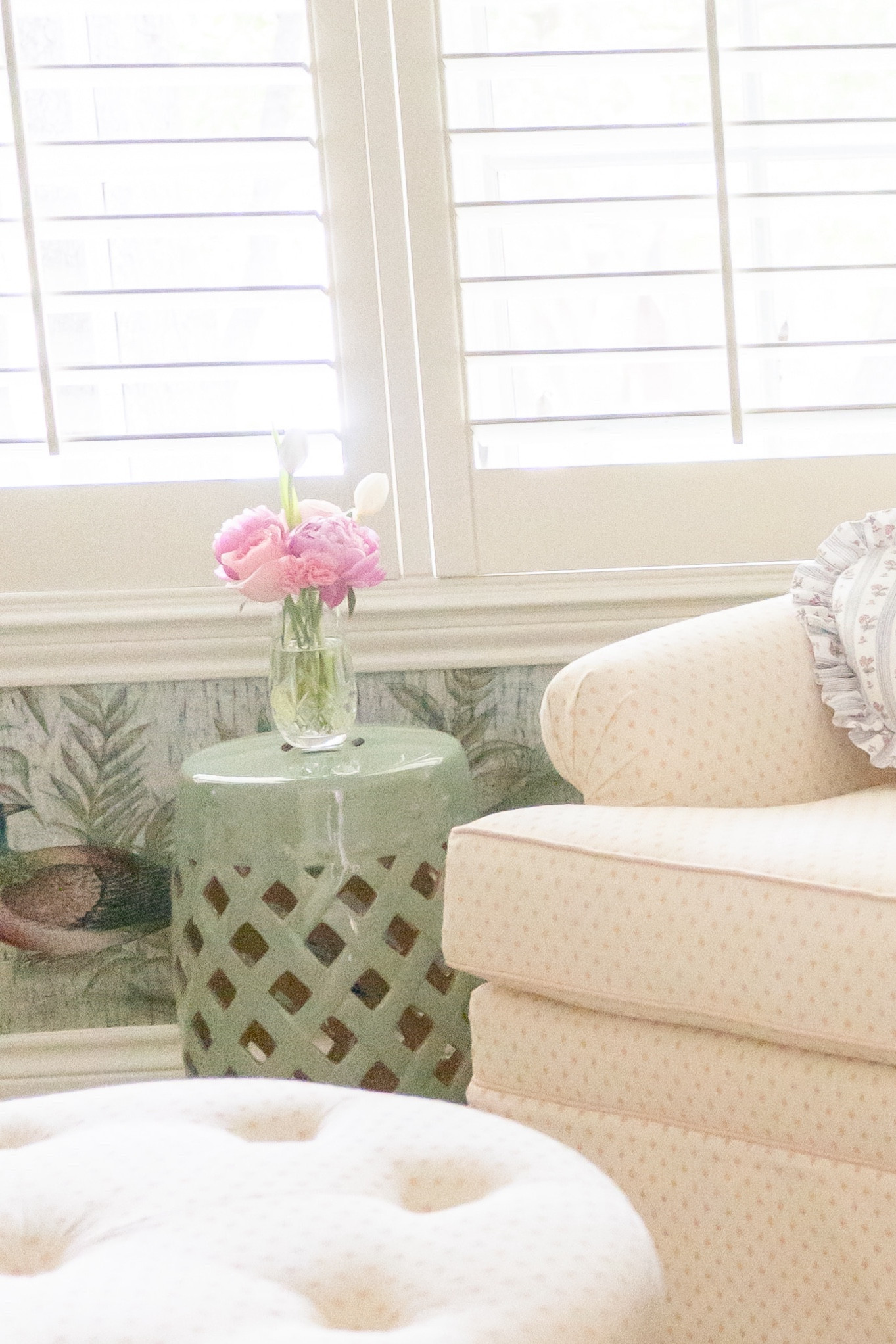 Saw my daughter’s garden stool is on sale this weekend! It comes in a few other colors and we love it for her chinoiserie themed nursery 🩷 garden stool, interior design, nursery, baby girl, trellis, home decor on sale 

#LTKHome #LTKSaleAlert #LTKBaby