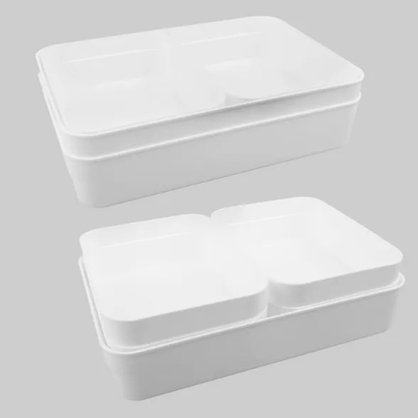 9ct Plastic Drawer Bins White - Bullseye's Playground™ | Target