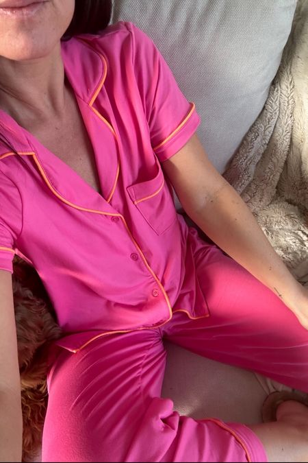 Love these matching pajamas from
Walmart!! 

Spring break 
Lounge 
Spring outfits 
Pink pajamas 

#LTKhome #LTKstyletip #LTKfindsunder50