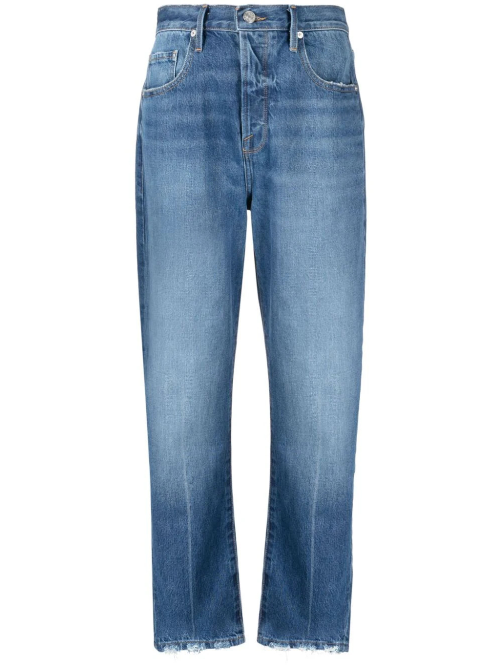 FRAME Le Original straight-leg jeans - Blue | Farfetch Global