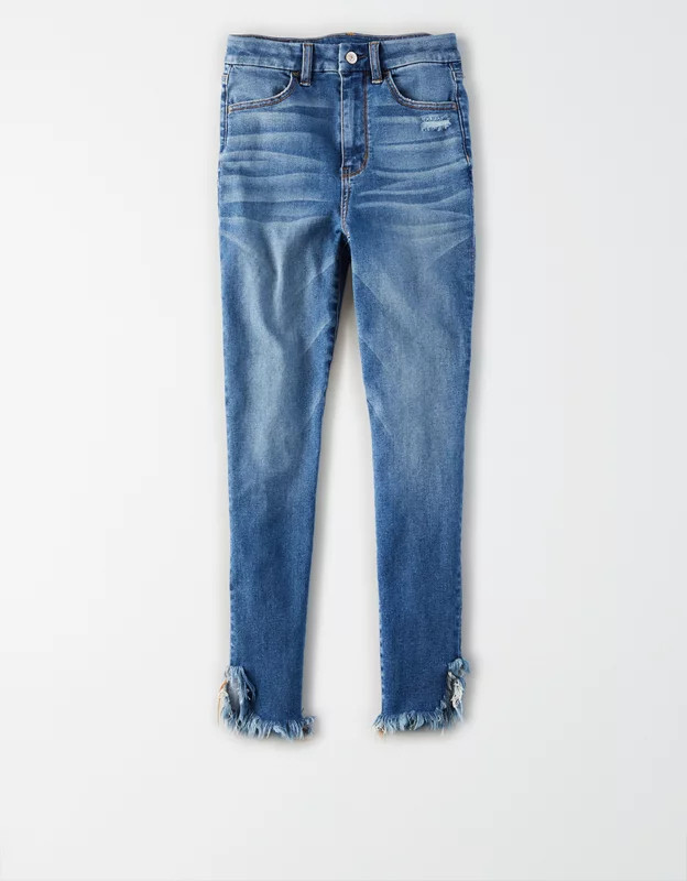 AE Ne(X)t Level Curvy Super High-Waisted Jegging Crop | American Eagle Outfitters (US & CA)