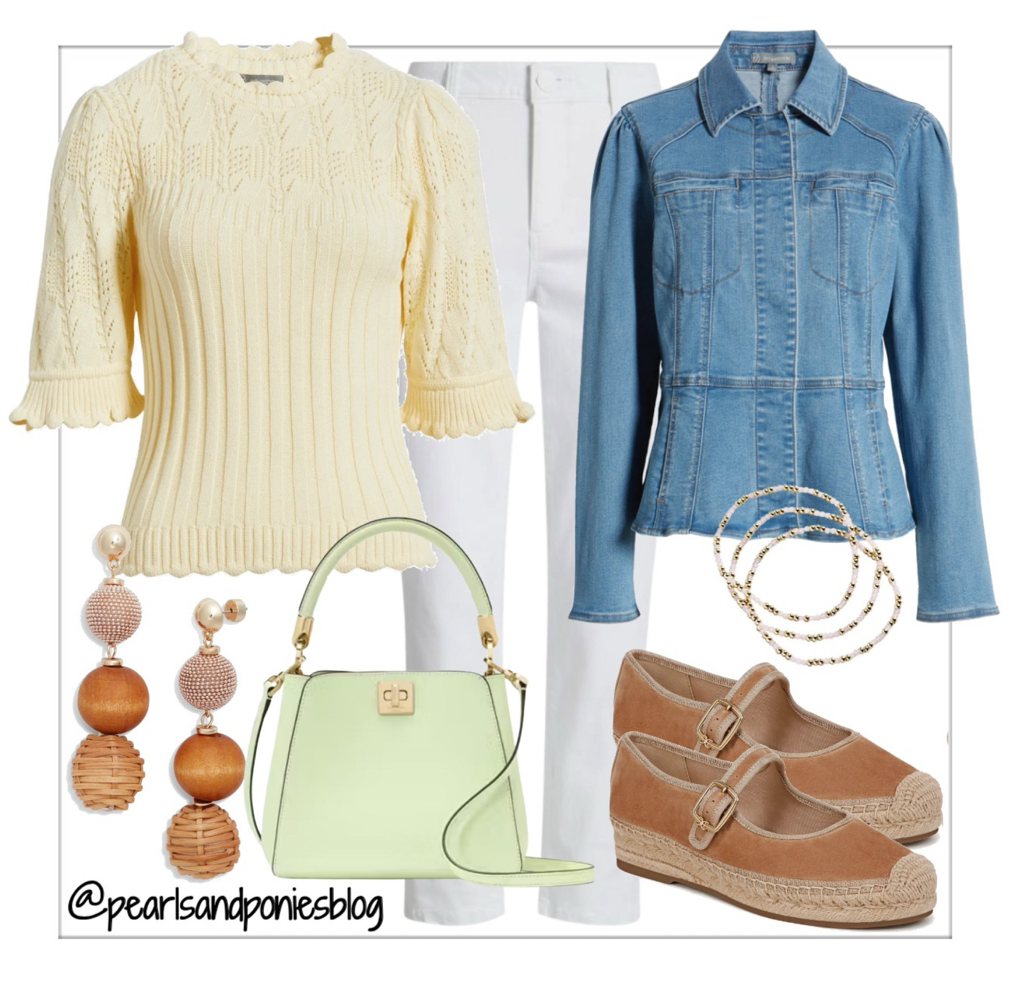 Spring Outfit Inspiration 💛🌼 Butter cream yellow is having a moment this season! 

Wit & Wisdom • Nordstrom • Sam Edelman • Kate Spade 

#LTKFindsUnder100 #LTKOver40 #LTKShoeCrush