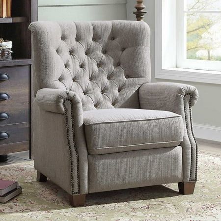 Better Homes and Garden Tufted Push Back Recliner | Walmart (US)