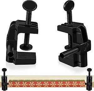 4 Pcs Tabletop Gift Wrapping Tools, Include 2 Pcs Portable Table Clamps Multifunctional Clip and ... | Amazon (US)