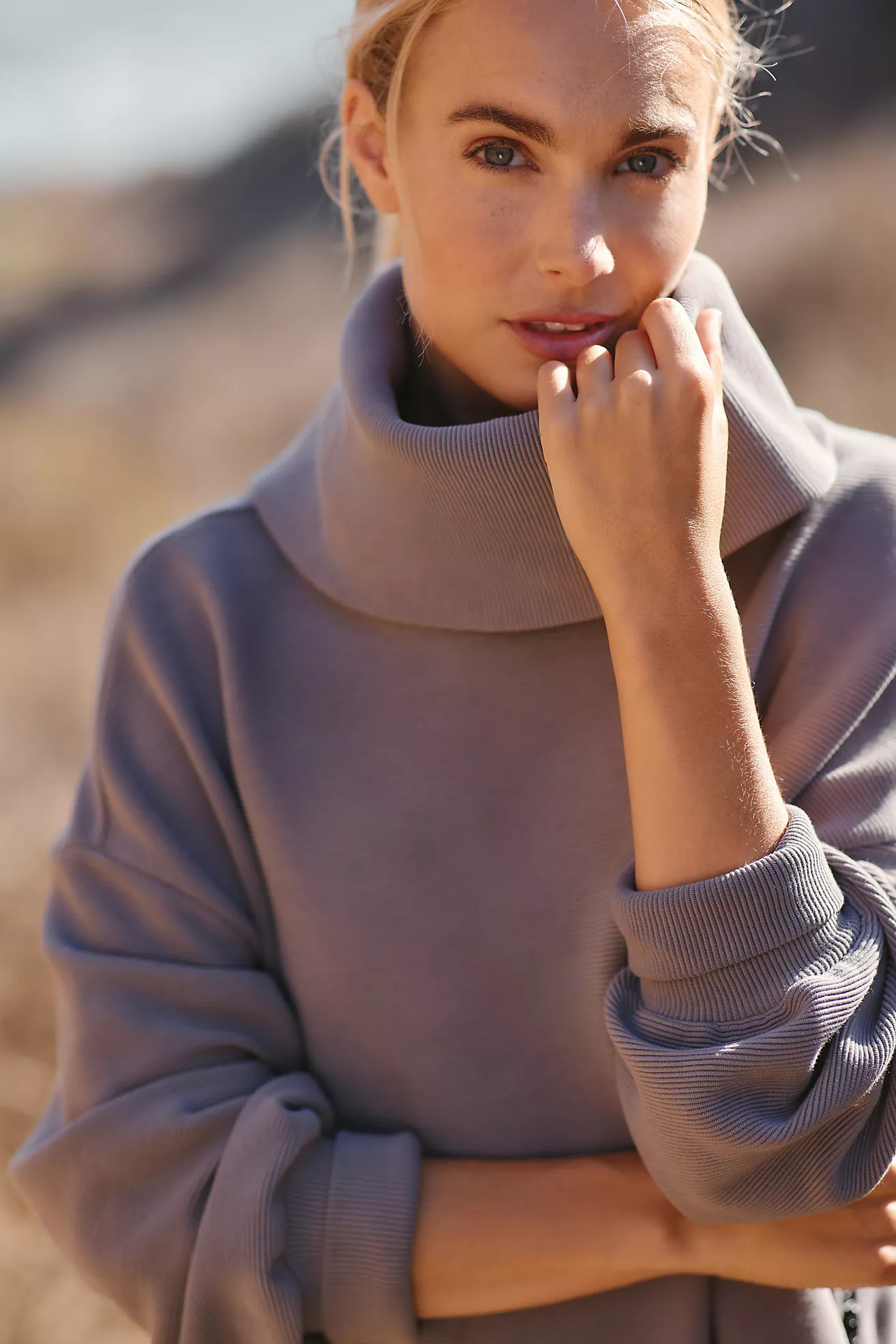 Varley Milton Turtleneck Sweatshirt | Anthropologie (US)