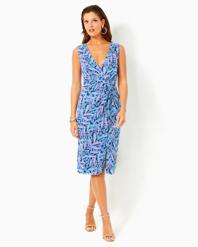 Odella V-Neck Midi Dress | Lilly Pulitzer