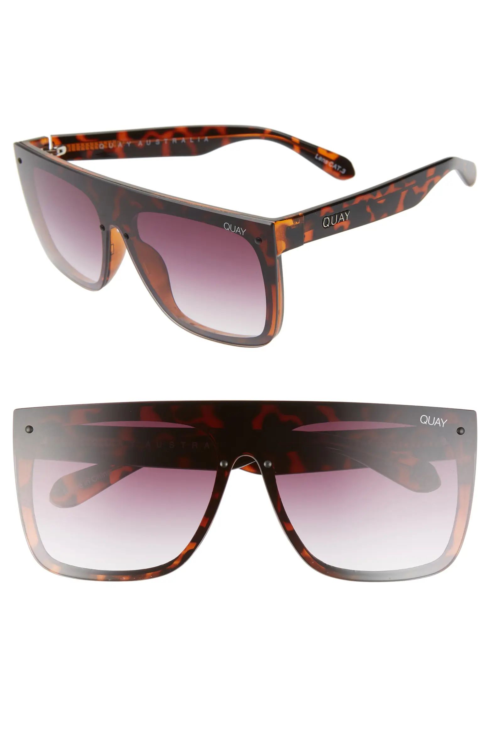 x Lizzo Jaded 146mm Flat Top Sunglasses | Nordstrom