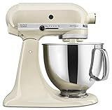 KitchenAid KSM150PSAC Artisan Series 5-Qt. Stand Mixer with Pouring Shield - Almond Cream | Amazon (US)