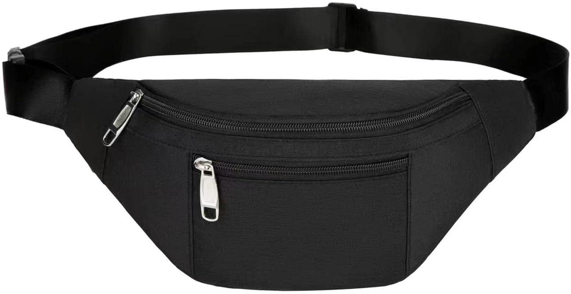 Waist Pack Bag for Men&Women - Fanny Pack for Workout Traveling Running.((004) Black) | Amazon (US)