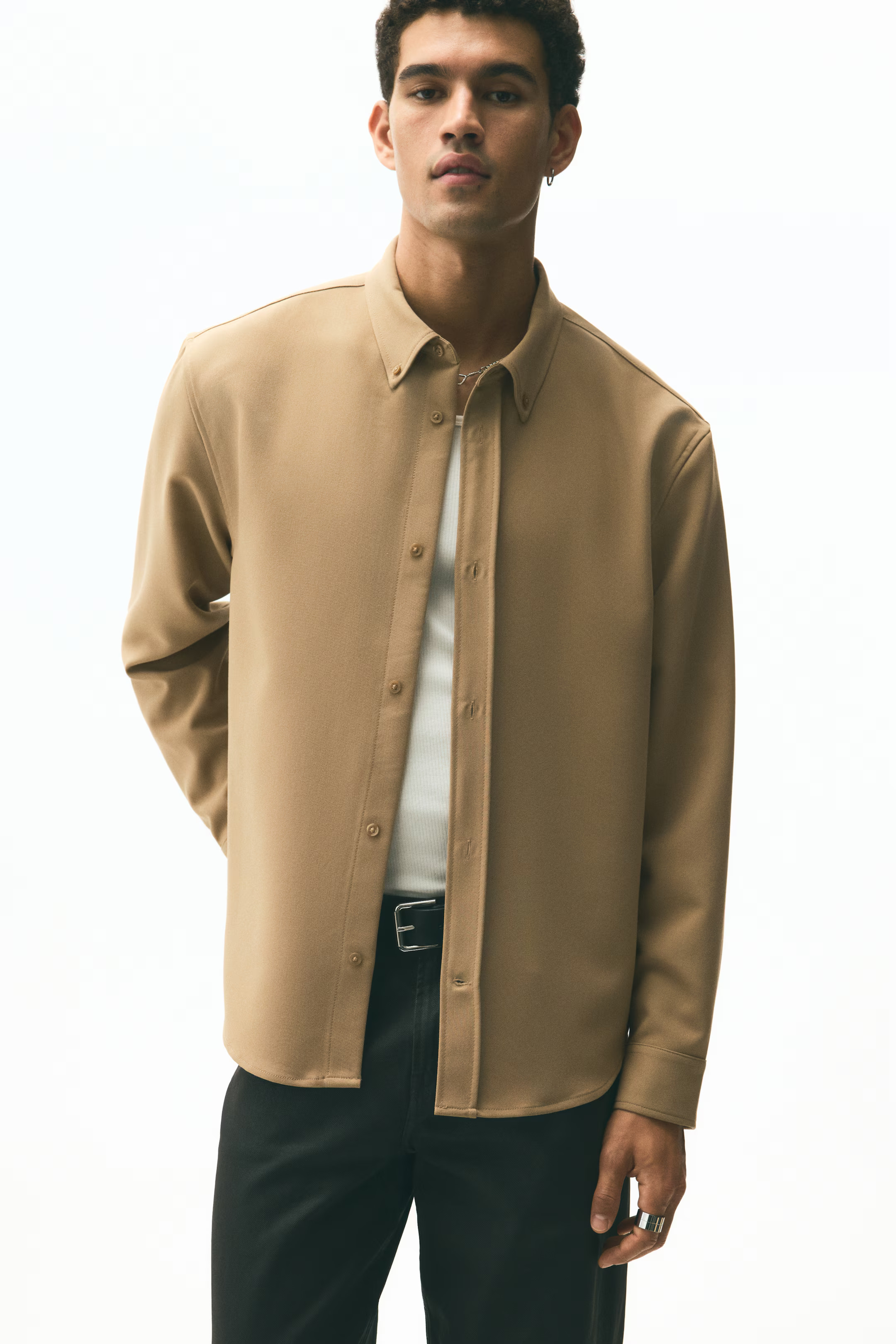 Relaxed-Fit Twill Shirt | H&M (US + CA)