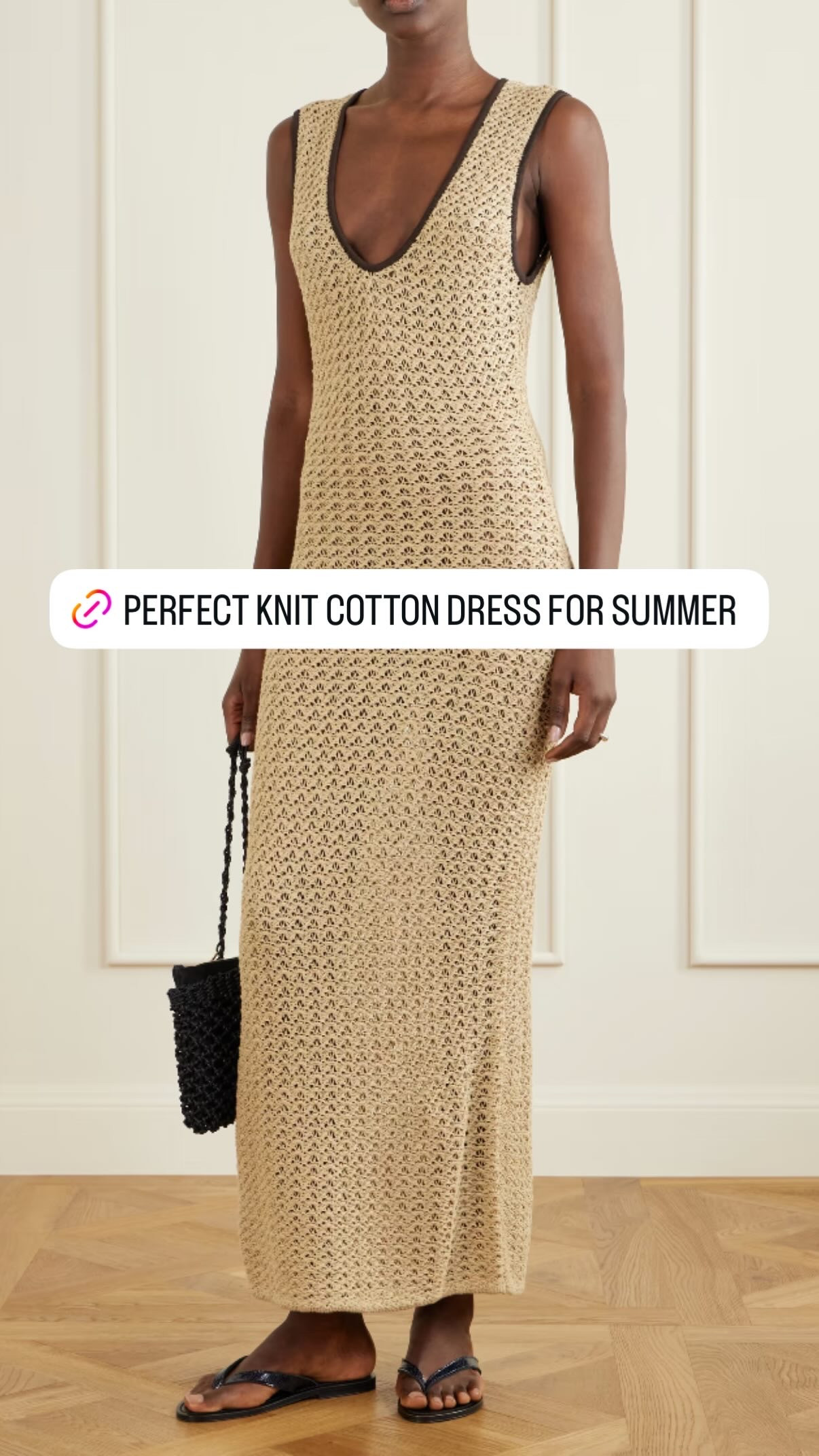 Perfect knit cotton dress for summer. If I were restarting my wardrobe, these are pieces I'd consider. Sharing a roundup of neutrals worth noting. From blouses, shoes, bags, dresses, and more. 

 #LTKgrwm #LTKootd #LTKSeasonal
