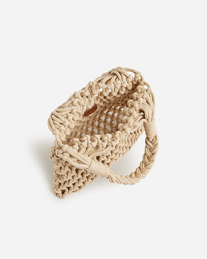 Small Cadiz hand-knotted rope tote | J. Crew US