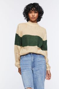 Colorblock Mock Neck Sweater | Forever 21 | Forever 21 (US)