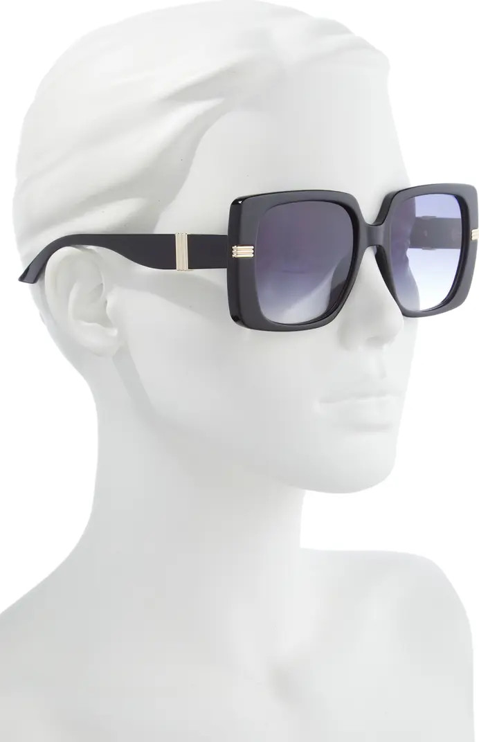 Le Specs Phoenix Ridge 55mm Gradient Square Sunglasses | Nordstrom | Nordstrom
