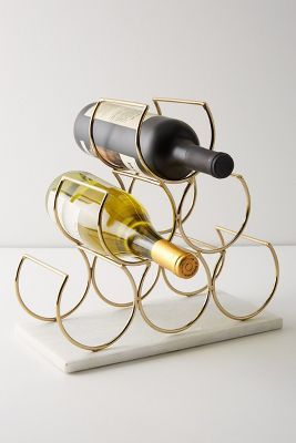 Brass Wine Rack | Anthropologie (US)