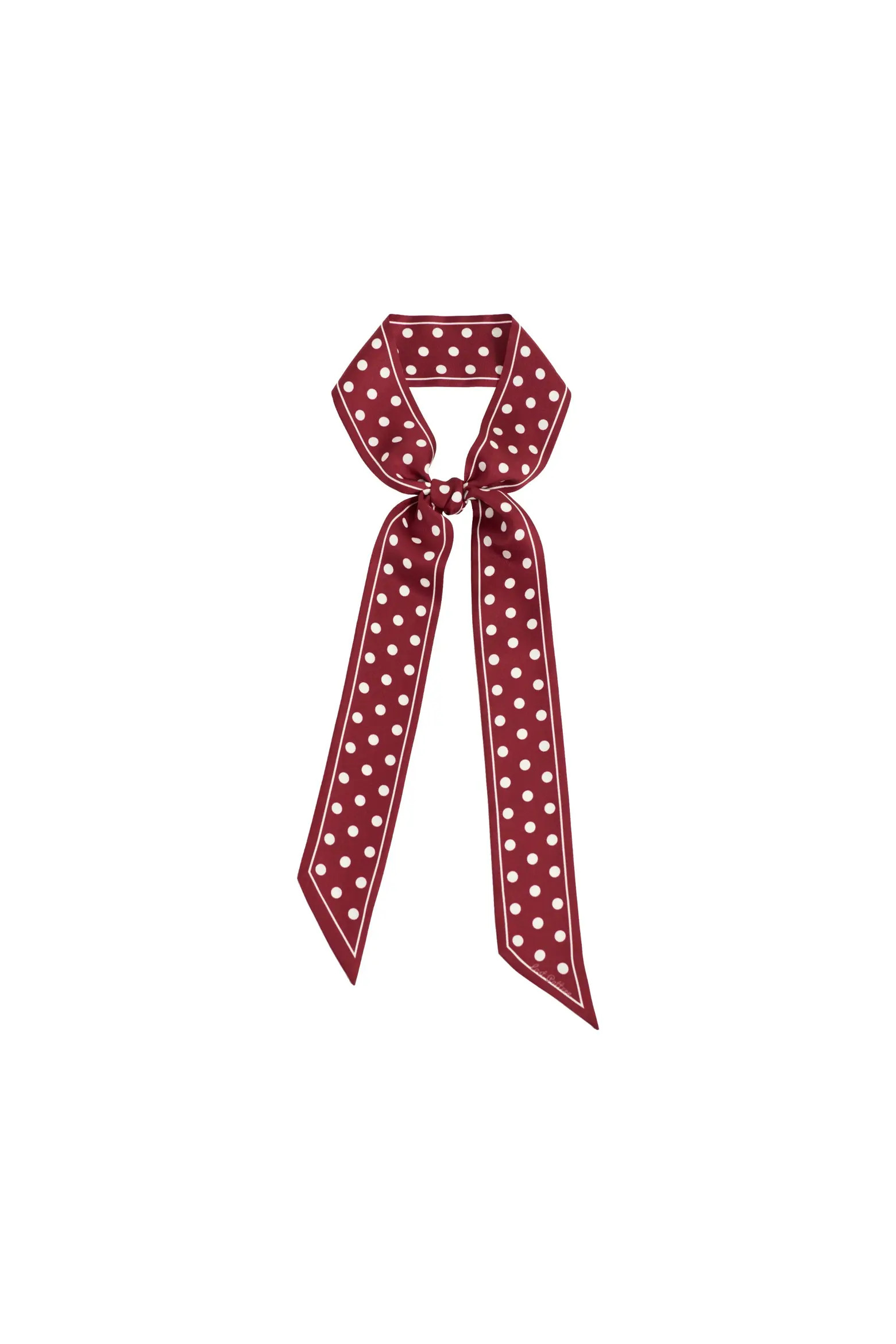 "Retro Polka" Silk Skinny Scarf (Women) | Nordstrom | Nordstrom