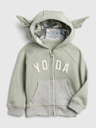 babyGap &#x26;#124 Star Wars&#x26;#153 Yoda Hoodie Sweatshirt | Gap (US)
