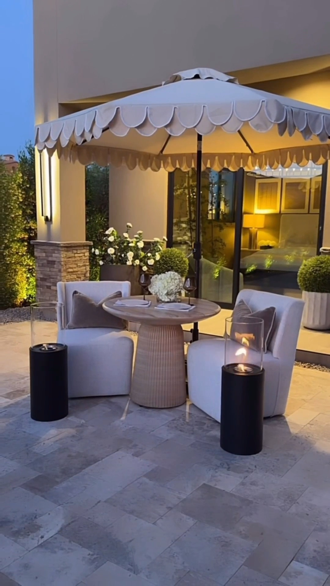 This outdoor set up is stunning for those summer nights at home 🥰✨ Outdoor patio Inspo Outdoor finds Affordable Home decor Interior design 

Summerthompsonstyles

#LTKHome #LTKSaleAlert
