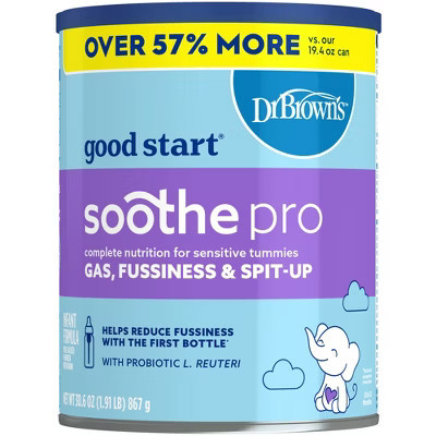 Good Start Dr. Brown's Soothe Pro Powder Formula - 30.6oz | Target