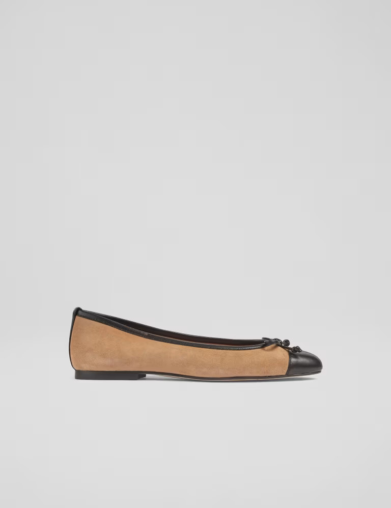 Leather Bow Slip On Ballet Pumps | Marks & Spencer (UK)