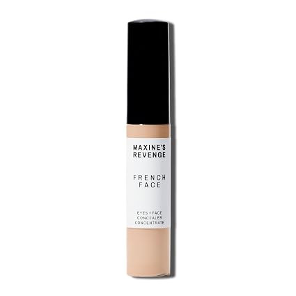 Maxine's Revenge FRENCH FACE CONCEALER | Hydrating & Blurring for Eyes + Face (Light Beige) | Amazon (US)