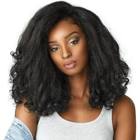 Sensationnel Synthetic Hair Half Wig Instant Weave Curls Kinks Co Rain Maker (1) | Walmart (US)