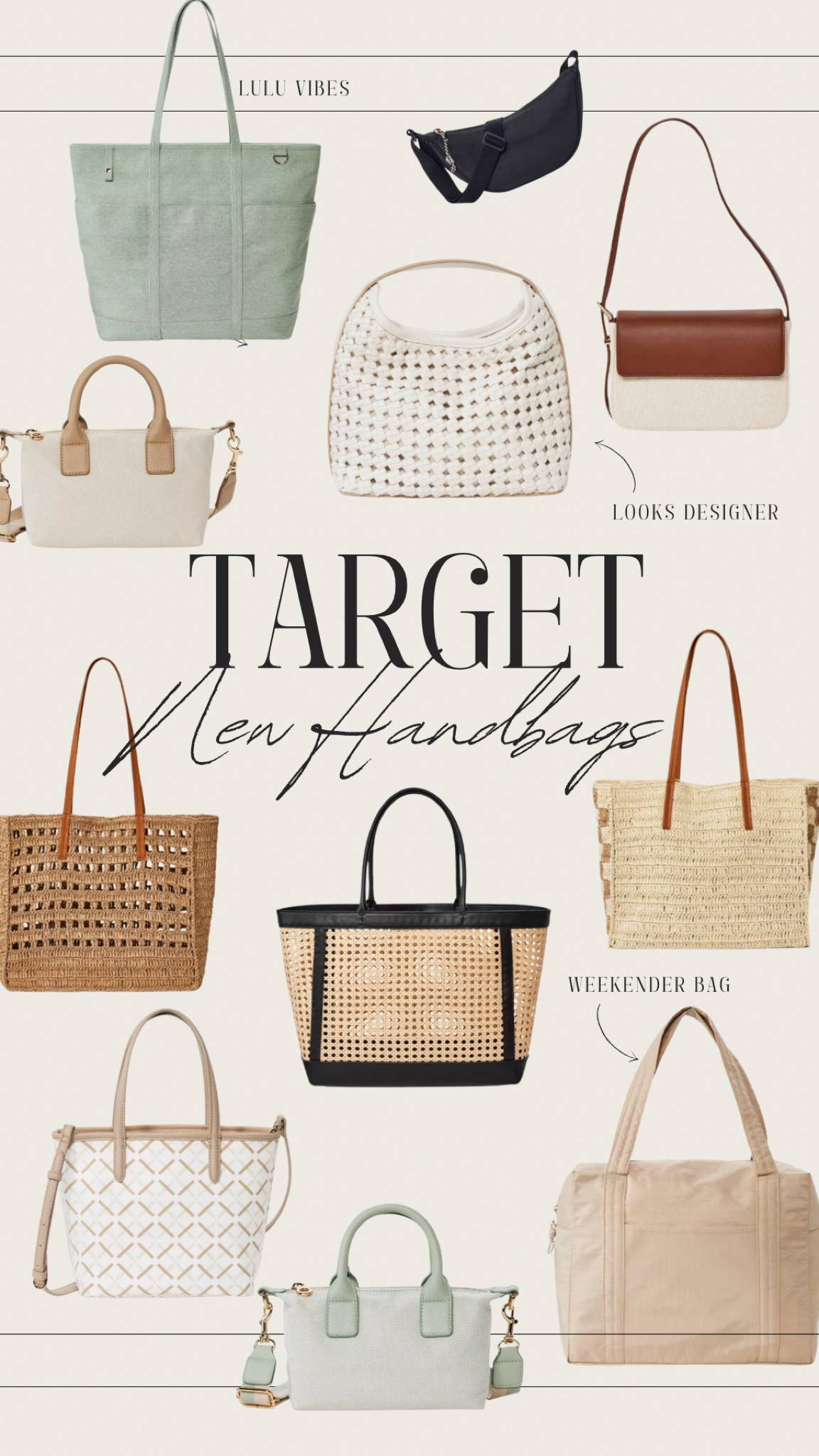 New Handbags from Target 🎯

#LTKFindsUnder50 #LTKFindsUnder100 #LTKItBag