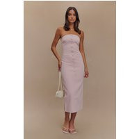Sussan Strapless Midi Dress - Powder Pink I MESHKI I Size XXL | MESHKI US
