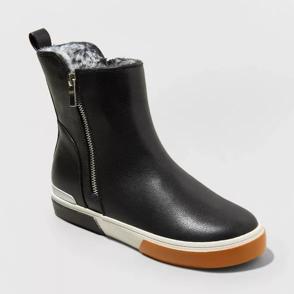 Women's Hattie High Top Fur Lined Sneakers - A New Day™ | Target