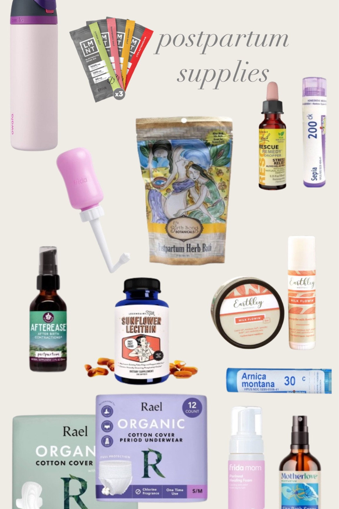 my must haves for postpartum as a doula & 2nd time mom 