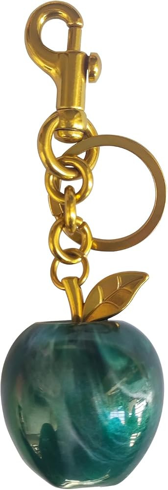 Cute Apple Keychain,Apple Bag Charm And Keychain Charms,Elegant Handbag Charms And Purse Accessor... | Amazon (US)