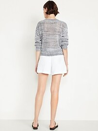 High-Waisted Crinkle Gauze Shorts -- 4-inch inseam | Old Navy (US)