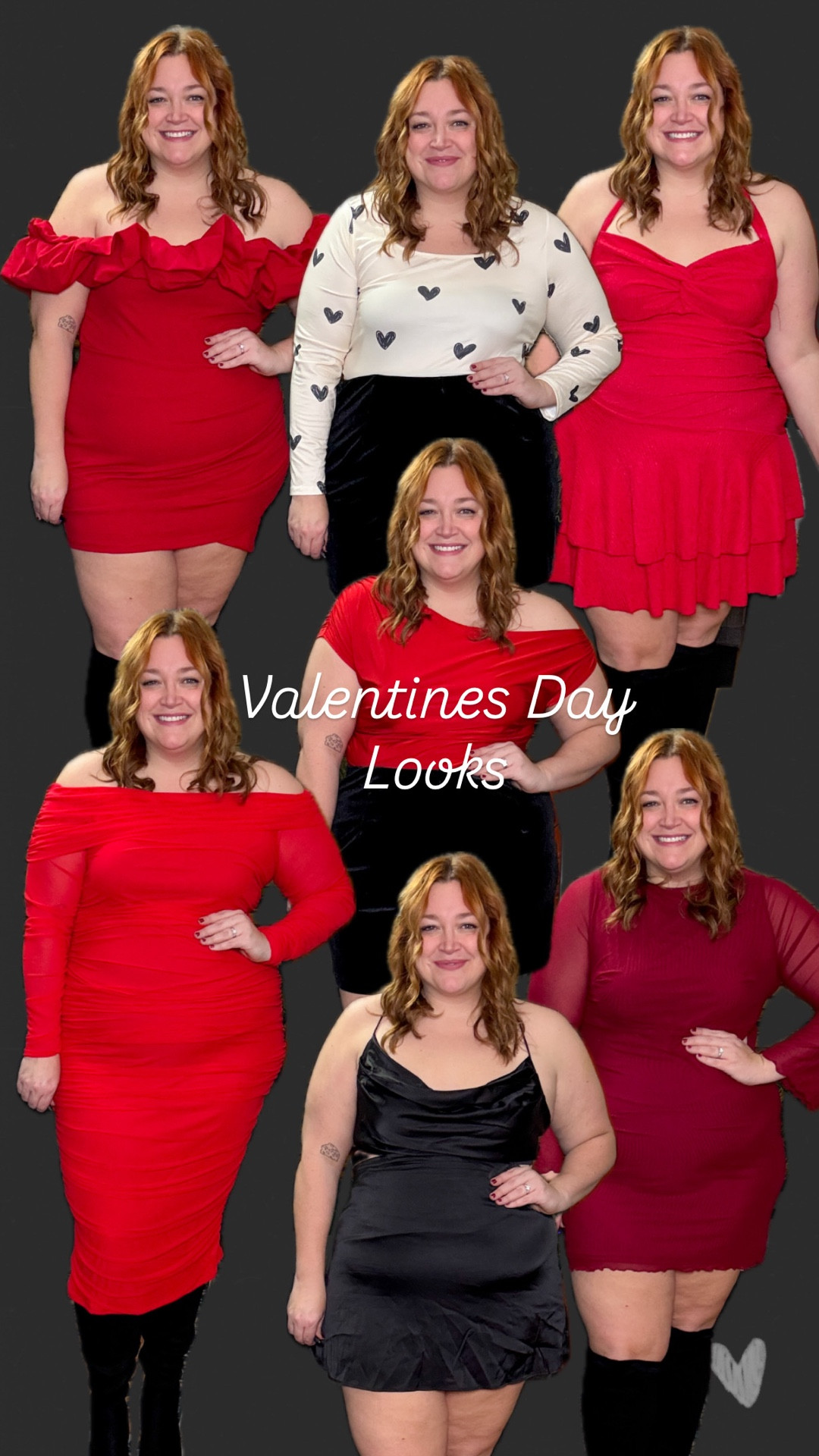 Valentine’s Day Outfits for mid sizes and plus sizes.
Wearing 3X as a US 18
Code LOVESStarajanestyle247to save 15% at SHEIN


#LTKMidsize #LTKFindsUnder50 #LTKPlusSize