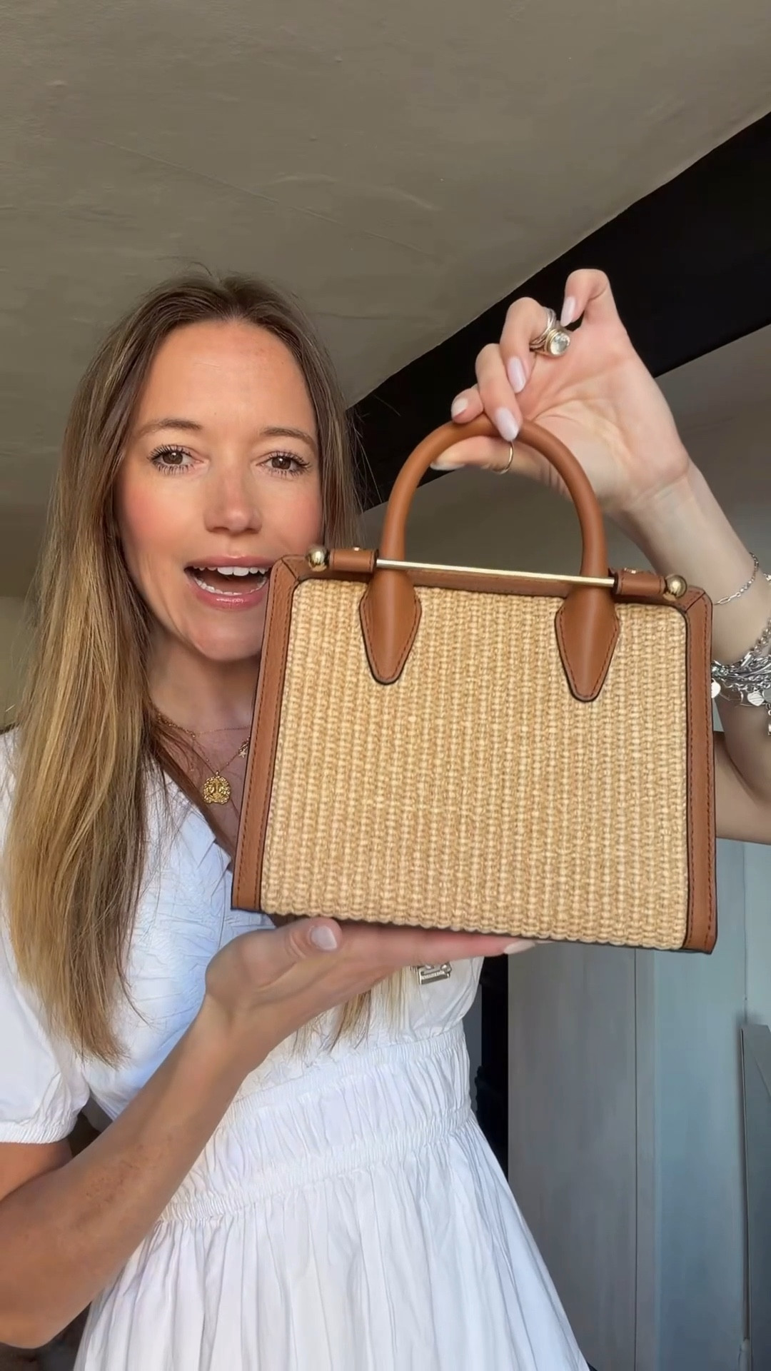 The most perfect summe bag 

Mini tote, raffia bag, tan leather, handbag, mini bag, summer bag, straw bag, crossbody bag, summer outfit inspo 

#LTKsummer #LTKunboxing #LTKbag