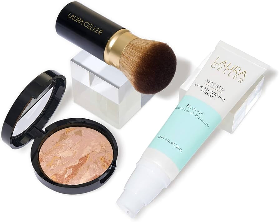 LAURA GELLER NEW YORK Laura's Must-Haves Kit 3pc: Baked Balance-n-Brighten Powder Foundation, Fai... | Amazon (US)