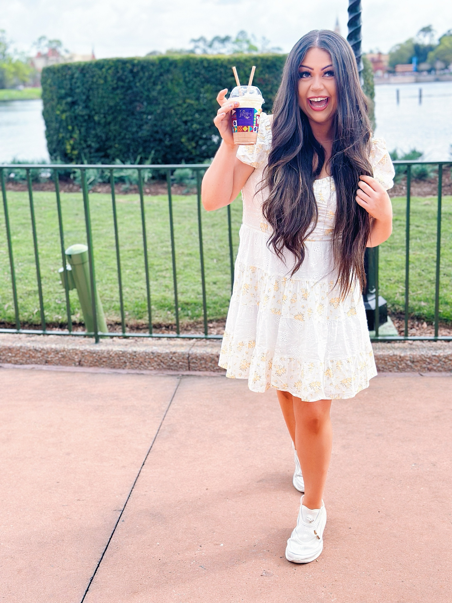 It’s not an Epcot festival without a specialty new coffee!! 10/10 coffee to match my new 10/10 dress ☀️🫶🏻🐭

#LTKfamily #LTKSeasonal #LTKSpringSale