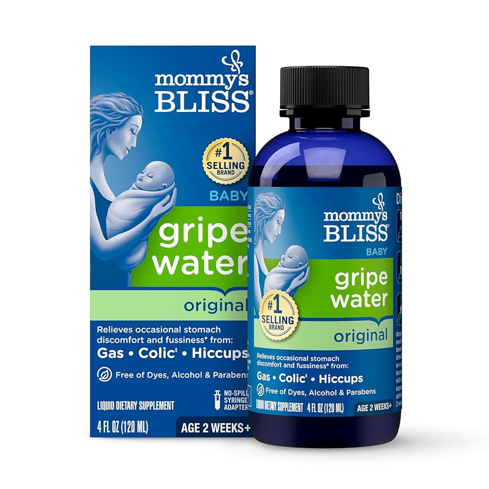 Mommy's Bliss Gripe Water Original, Infant Gas & Colic Relief, Gentle & Safe, 2 Weeks+, 4 Fl Oz (... | Amazon (US)