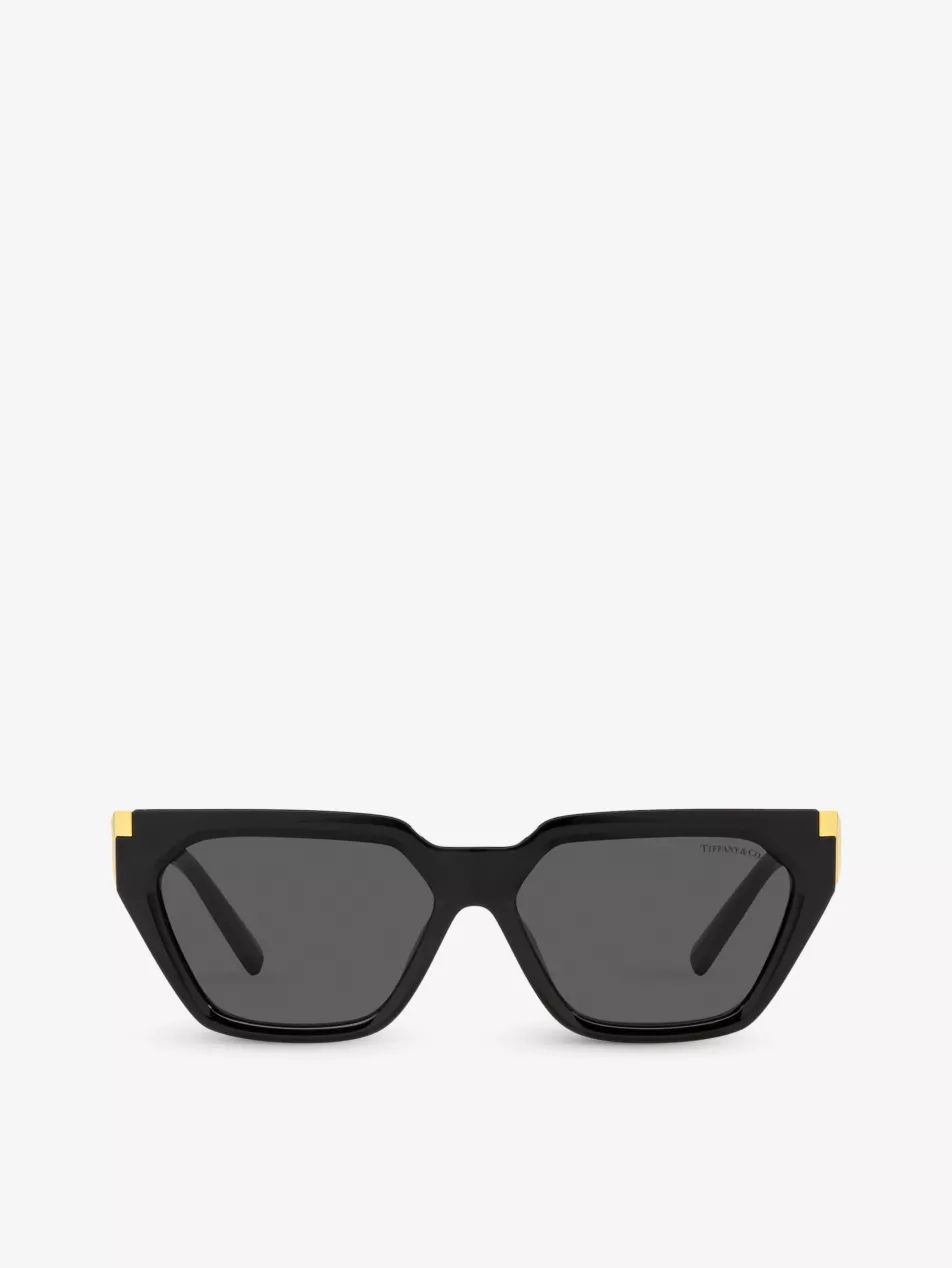 TF4205U branded-arm irregular-frame acetate sunglasses | Selfridges