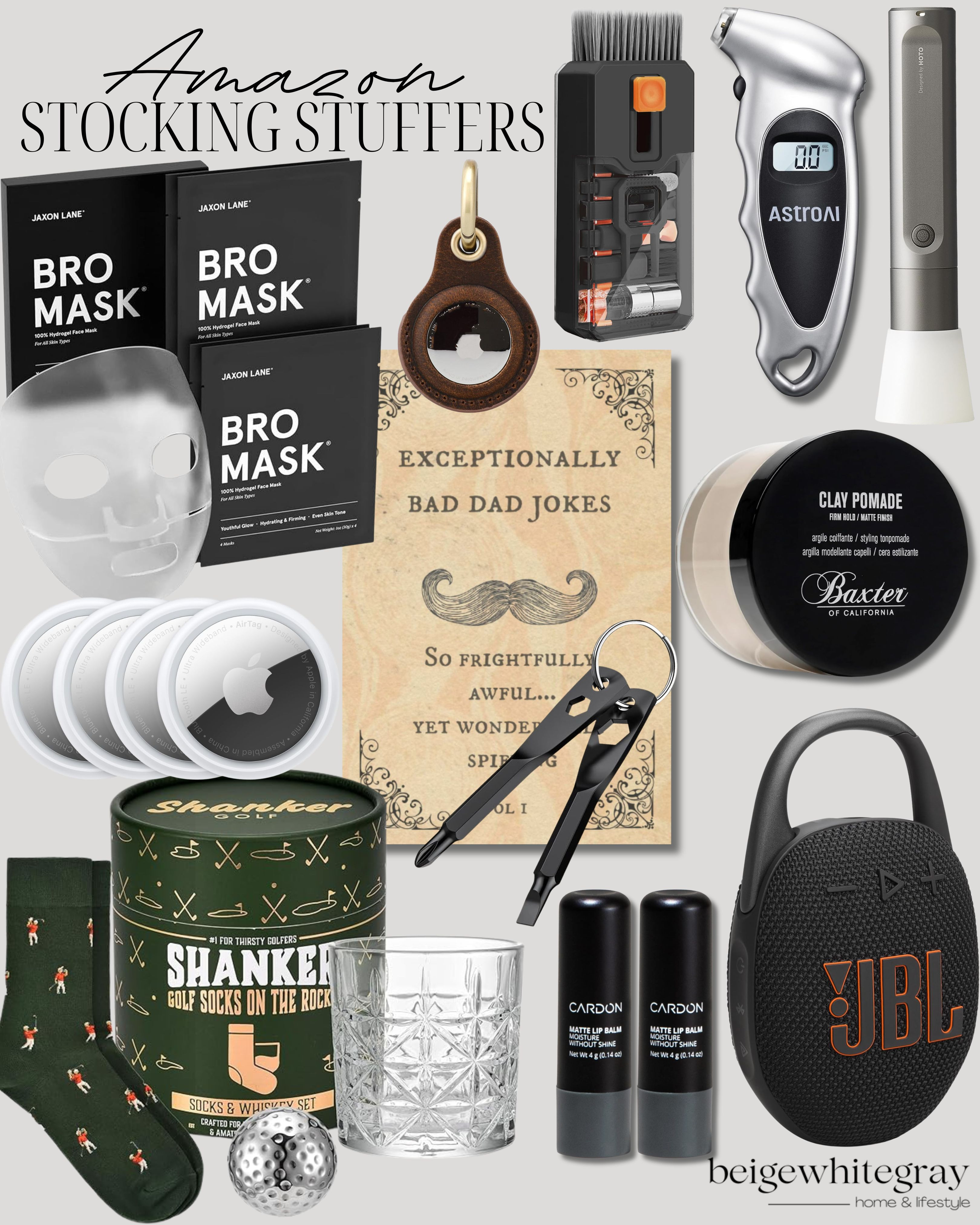 Stocking Stuffers for Him! All from Amazon!
Amazon Holiday / Amazon Gifts / Amazon Home / Amazon Fashion / Amazon Beauty / Small Gifts / Men's Self Care / Gifts for Him / Gifts for Dad  / Tech Gifts / Outdoor Gifts / Grooming Essentials / Sports Gifts / Cozy Gifts / Men’s Fashion / Gadget Gifts / Luxury Gifts / Travel Accessories / Fitness Gifts / Hobby Gifts / Grilling & BBQ Tools / Craft Beer & Spirits / Adventure Gear / Leather Accessories / DIY Gifts / Minimalist Gifts / Practical Finds / Men’s Skincare / Casual Wear / Hiking Gifts / Traeger Gifts / Men’s Watches / Men’s Scarves / Men’s Travel Accessories  

 

#LTKGiftGuide #LTKHoliday #LTKMens